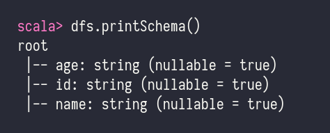 printSchema